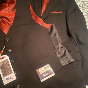Suit vest and jacket